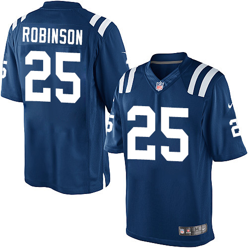 Youth Elite Patrick Robinson Nike Jersey Royal Blue Home - #25 NFL Indianapolis Colts